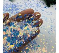 E-ASUM 2000PCS 7mm Lightning Cloud Confetti, 1.76oz/ 50g Silver Chunky Glitter Nail Sequins for Crafts Tumblers, DIY Nails, Mold Art, Storm Weather Birthday Party Supplies (Lightning+Clouds)