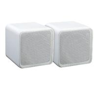 E-Audio White 4" Full Range Dual Cone Mini Box Speaker (8 Ohms 80 W)