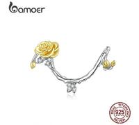 (E) Bamoer Magic Journey Series Real 925 Sterling Silver Beads Teapot Candlestick Clock Charm Pendant Fit Original Silver Bracelet