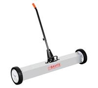 E BAVITE 55lbs Rolling Magnetic Sweeper with Wheels, Magnet Pickup Sweeper | 36" Heavy Duty Telescopic Magnet Broom Large Magnet Tools Cleanup and Long Adjustable Handle for Construction Yard Shop