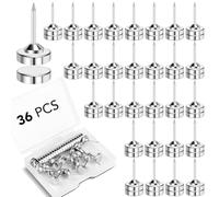 E BAVITE Magnetic Push Pins ThumbTacks, 36 Sets Magnet Pushpins for Wall Bulletin Board Cork Board Cute Decorative Push Pin Clips for Poster Hanger Picture Hanging Home Office Accessories