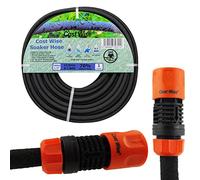 E-BEST-OFFER 50m Porous pipe/soaker hose/leaky pipe garden irrigation system with pressure reducer valve