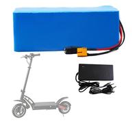 E-Bicycle Battery 36V 10Ah Waterproof Lithium Battery 10S2P Rechargeable Li-Ion Battery Pack, Electric Scooter Battery with BMS Protection T+SM