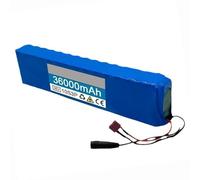 E-Bike Battery 36V 36Ah 10S3P Waterproof Lithium-Ion Electric Bicycle Battery with BMS Protection Board High Power Battery with Charger Folding Scooter Replacement Battery Buller+SM