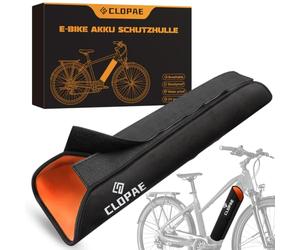 E-bike Battery Cover, Suitable for Tube Circumference from 28 cm to 34 cm, Neoprene ebike Accessories Against Water Electric Bike Covers Accessories