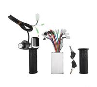 E-Bike Brushless Motor Controller Kit with LCD Display Throttle Handlebar, for Heat Dissipation and Anti-Theft, Intelligent Cruise Control, for 24V/36V/48V 250W E-Bike