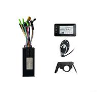 E-Bike Controller Kit GD01 Sine Wave 17A/26A/30A 24V-48V Brushless Motor Display Throttle Assist Sensor Compatible with for OMD No.2 Protocol(30A)