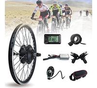E-Bike Conversion Kit 20"/24"/26"/27.5"/28"/29"/700C Front Wheel 36V/48V 350W/500W Front Hub Motor Kit, Electric Bike Conversion kit with Controller and LCD8S Display,27.5in-36V/500W