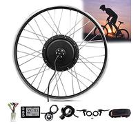 e bike conversion kit 36V 48V 250W 500W Electric Bicycle, Rear Wheel Electric with Lcd Meter with Pedal Assist and Intelligent Controller,48V250W-24