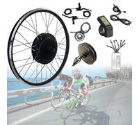 E-bike Conversion Kit, 48V 1000W High Power with LCD Display, Compatible with 20/24/26/27.5/28/29 inch Bicycles, Includes Rear Wheel 26inch