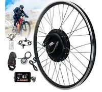 e bike conversion kit E- 36V 250W/350W/500W Mountain Electric Bicycle Front Wheel Parts with KT-LCD8H Display Controller PAS Brake Lever,36V350W-29inch