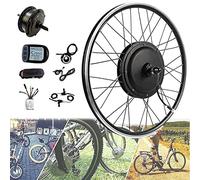 e bike conversion kit E- E- 20"/ 24" / 26"/ 27.5" / 28"/ 29" / 700c Front Wheel 36V 250W/V350W/500W Electric Bicycle with KT-LCD5 Display,36V250W-27.5"