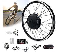 e bike conversion kit Electric, 20" 24" 26" 27.5" 28" 29" 700C Rear Wheel 48V 500W 1000W 1500W E Cycling Hub Motor with Intelligent Controller and PAS,48V1500W-29inch