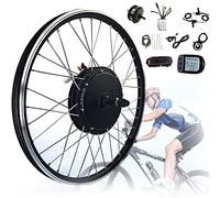 e bike conversion kit Electric Bicycle 20"/24"/26"/27.5"/28"/29"/700C E- Front Wheel High Speed Direct Drive Controller Electric with KT-LCD5 Display,48V1500W-20