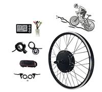 e bike conversion kit Electric Bicycle 20"/24"/26"/27.5"/28"/29"/700C E- Rear Wheel High Speed Direct Drive Controller Electric with LCD Display,48V250W-28