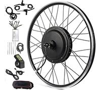 e bike conversion kit Electric Bicycle 250W/500W/1000W Powerful Electric Blushless Rear Motor Wheel for 20" 24" 26" 27.5" 28" 29" 700C E,48V500W-28inch