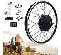 e bike conversion kit Electric Bicycle, 48V 500W 1000W 1500W Rear Wheel High Speed Direct Drive E- Motor Hub with Intelligent Controller,48V1500W-28inch