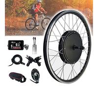 e bike conversion kit Electric Bicycle Motor 48V 250W 500W 1000W 1500W Front Wheel Powerful Motor E- with LCD Display& PAS Brake Lever,48V1500W-27.5inch