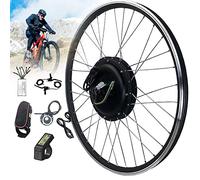 e bike conversion kit Front Wheel Electric, 20"/ 24" / 26"/ 27.5" / 28"/ 29" / 700c Commute Electric Bicycle LCD Display and Intelligent Controller Road,48V1500W-20inch