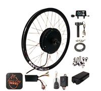 E-Bike Conversion Kit with All Batteries 3000W 72V 60A MTX Rim 27.5 (Black, 52v, 30, Amp Hours)