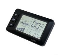 E-Bike Display, JN LCD GD01 36V-48V Panel SM Connector, Jiannuo LCD Meter for Lithium Battery Standard