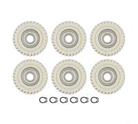 E-Bike Hub Motor Gear Replacement 6PCS Nylon Planetary Gears 31 35 36 Teeth with 608 Bearings for Standard Motor Builds (35 Teeth)