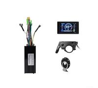 E-bike LCD Color Screen Instrument Panel with 17A/26A/30A Sine Wave Controller, 24V-48V, for Commuting and Hill Climbing, Aluminum Housing, Full-Function Display and Throttle Set(30A)