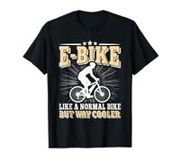 E-Bike Like A Normal Bike Funny Bicycle Vintage Cycling Men T-Shirt