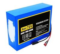 E-Bike Lithium-Ion Battery Pack 72V 20Ah 20S4P With Built-in BMS Protection And Charger For 200-1500W Electric Bicycle Motor