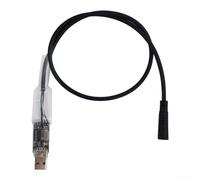 E-Bike Motor USB Program Cable 58cm 5-Pin | Fast data transmission, expansion chip, efficient programming, plastic body, silver finish