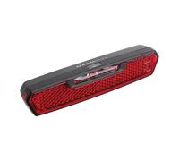 E-bike rear light Juno, E-25 AXA, black, rack mounting, 6-12V, 50mm