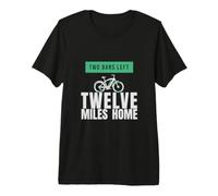 E-Bike Rider - Two Bars Left Twelve Miles Home Premium T-Shirt