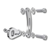 E Bike Torque Arm Set, Heavy Duty Universal, M14, Electric Bicycle E Bike Rear Axle, 6mm Thick, Made from Stainless Steel, Suit 1000W 2000W 3000W Motors.