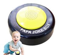 e Button - 50 Hilarious Joke Generator, Fun Sound Button For Dad, Birthday/father's Day/christmas/anniversarry Gift | Laugh-Inducing Desktop Entertainment Toy For Family And Friends