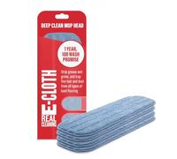 E-Cloth, Microfiber, Damp Mop Head-4 Pack, New version