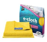 E-Cloth Bathroom Microfibre Cleaning Cloth, Absorbent Bathroom Cleaner for a Spotless Shine Bathroom Counters and Bath Tubs, Washable and Reusable, 100 Wash Promise, Yellow, 1 Pack