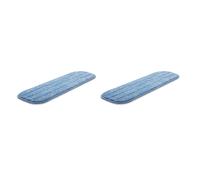 E-Cloth Deep Clean Mop Head, Microfibre Blue, Microfiber, 2 Pack,12.00 x 19.60 cms