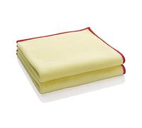 E-Cloth Dusting Cloth, Reusable Dusting Cloth for Household Surface Cleaning, Polyester, Yellow, 2 Pack
