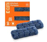 E-Cloth Kitchen Dynamo, Premium Microfiber Non-Scratch Kitchen Dish Scrubber Sponge, Ideal for Dish, Sink and Countertop Cleaning, 100 Wash Guarantee, Blue, 2 Pack