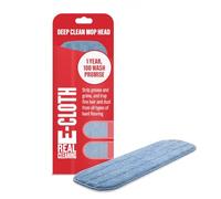 E-Cloth Microfiber, Damp Mop Head-1 Pack, Eco Packaging | Washable Replacement Pads, Multi-Surface Floor Cleaning Cloths, Hardwood, Tile & Laminate