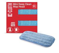 E-Cloth Mini Deep Clean Mop Head, Microfiber Mop Head Replacement for Floor Cleaning, Great for Hardwood, Laminate, Tile and Stone Flooring, Washable and Reusable, 100 Wash Guarantee, 1 Count