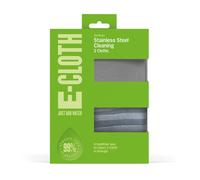E-Cloth Stainless Steel Cleaning Kit - 2-Piece Microfibre Set, Streak-Free Shine For Appliances, Oven, Stove & Fridge