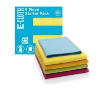 E-Cloth Starter Pack - 5 Microfibre Cloths For Multi-Purpose Cleaning Chemical-Free & Reusable