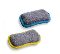 E-Cloth Washing Up Pad, Polyester, Blue and Yellow, 2-Pack
