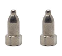 E-Collar Educator Brand Contact Points for Dog Training, Titanium, 3/4-Inch