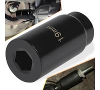 E-cowlboy 77080 Harmonic Balancer Socket Tool 19 mm 3 Times Momentum Power of Standard Impact Sockets for Honda
