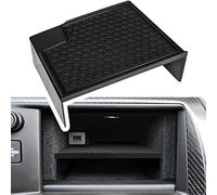 E-cowlboy Dashboard Display Storage Bin Tray Holder for Chevrolet Corvette C7 Z06 Z51 ZR1 Stingray Grand Sport 2014 2015 2016 2017 2018 2019 Interior Accessories Dash Organizer Shelf Container Black