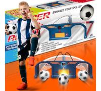 Buosha Soccer Trainer, Kids Soccer Exercises Training Set | Improve Agility First Touch Ball Control & Foot-Eye Coordination Hand-Eye