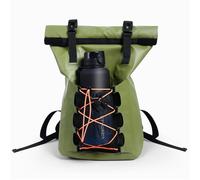 E EASTSTORM 23L Waterproof Dry Bag Backpack with Laptop Sleeve - Heavy Duty 500D PVC Roll Top Daypack for Kayaking, Motorcycle Commuting, Hiking & Beach - Includes IPX8 Waterproof Phone Case, Green