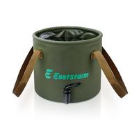 E EASTSTORM Camping Accessorie Folding Bucket Collapsible Water Container Collapsible Bucket 10L/20L Washing up Bowl Portable Lightweight Pail for Camping Kitchen Shower Traveling Hiking Fishing